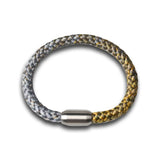 Mama Delicate Weave Bracelet Bangle Gradient Hand Woven Stainless Steel Clasp