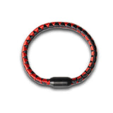 Red & Black Boho Bracelet Bangle Ethnic Jewelry