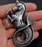 Men's Huge Horse Fish Pendant Biker Punk Jewelry