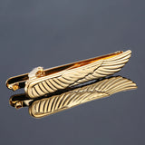 Men's Novel Tie Clip Necktie Feather Archor Mustache Bar Clasp Cufflinks