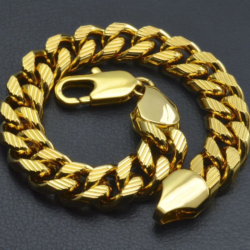 Men's Stainless Steel Link Bracelet