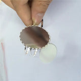 Metal Lace Bangles for Sublimation - Women Lace Ellipse Bracelets