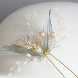 Metal Leaves Hair Combs for Women Girls Party Headwear
