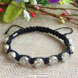St. Benedict Rosary Bracelet, Metal Alloy Bead Religious Bangle