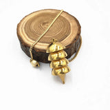 Copper Pendulum Clock Pendule for Radiesthesia Witch Pendant