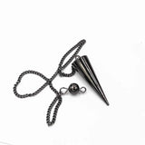 Reiki Healing Pendulum Amulet Pyramid Chakra Charms Dowsing Copper