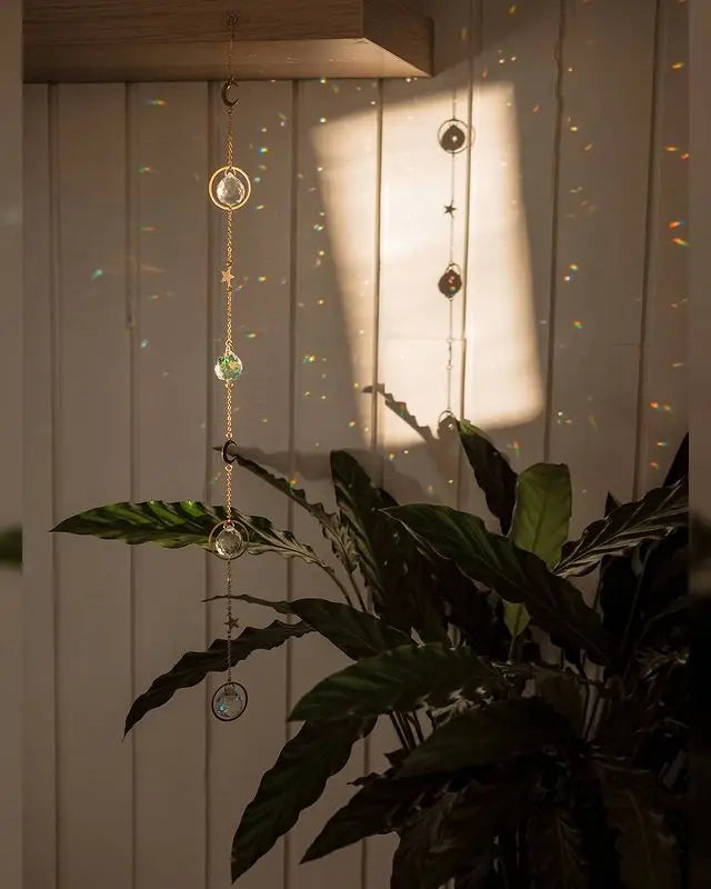 Mini Sun Catcher Celestial Rainbow Crystal