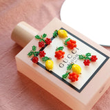 Mini Fruit Rice Beads Woven Pendant Ins Wind Earring