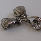 Mini Pair Boxing Glove Pendant Necklace