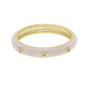 Hotting Jewelry Ring delicate cz Crystal red Enamel band Wedding Rings For Women