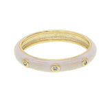 Hotting Jewelry Ring delicate cz Crystal red Enamel band Wedding Rings For Women