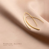 1pair 925 Sterling Silver U Hook Earrings GTLE2746