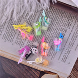 Glow in dark Cartoon Cup Charms for DIY Making
