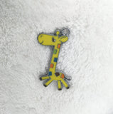 50pcs Giraffe Pink Enamel Metal Charm Pendants for DIY Necklace Jewelry Making