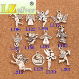 Angel Charm Beads 120PCS Pendants DIY Jewelry Fit Bracelets Necklaces LM58
