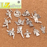 Angel Charm Beads 120PCS Pendants DIY Jewelry Fit Bracelets Necklaces LM58