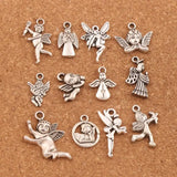Angel Charm Beads 120PCS Pendants DIY Jewelry Fit Bracelets Necklaces LM58