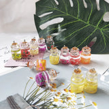 10pcs Colorful Fruit Bottle Charms for DIY Craft 15*28mm