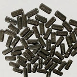 100pcs DIY Metal Letter Tag Charms for Jewelry Making