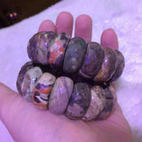 Mixed Agate Stone Beads Bracelet Gemstone Jewelry for Women