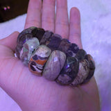 Mixed Agate Stone Beads Bracelet Gemstone Jewelry for Women