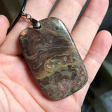 Mixed Agate Stone Necklace Pendant Natural Stone Pendant Fine Jewelry for Woman