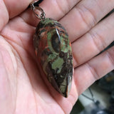 Mixed Agate Stone Necklace Pendant Natural Stone Pendant Fine Jewelry