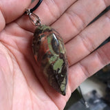 Mixed Agate Stone Necklace Pendant Natural Stone Pendant Fine Jewelry