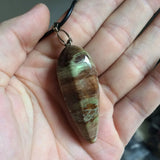 Mixed Agate Stone Necklace Pendant Natural Stone Pendant Fine Jewelry