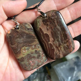 Mixed Agate Stone Necklace Pendant Natural Stone Pendant Fine Jewelry for Woman