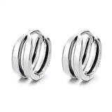 Retro Women's Earrings Sterling Silver 925 Piercing Ear
