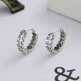 Retro Women's Earrings in 925 Sterling Silver