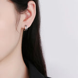 Retro Women's Earrings Sterling Silver 925 Piercing Ear