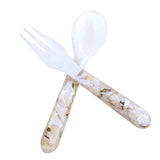 Mother of Pearl Spoon Set for Serving Caviar