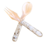 Mother of Pearl Spoon Set for Serving Caviar