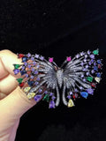 Multicolor Zircon Butterfly Brooch Beads Nature Unique