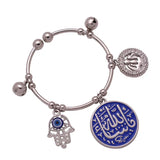 Muslim Allah Hamsa Hand of Fatima Copper Baby Child Bangles