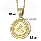 Muslim Allah Copper Pendant & Necklace for Women & Men