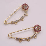 Muslim Pink Brooch Pin 2 pcs