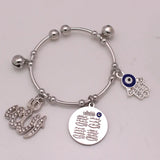 Islamic Hamsa Hand of Fatima Allah Copper Baby Bangles