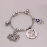 Islamic Hamsa Hand of Fatima Allah Copper Baby Bangles