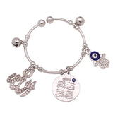 Islamic Hamsa Hand of Fatima Allah Copper Baby Bangles
