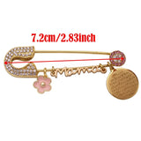 Muslim Islam Mama Stainless Steel Brooch Baby Pin