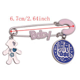 Muslim Baby Pin Stainless Steel Brooch