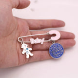 Muslim Baby Pin Stainless Steel Brooch