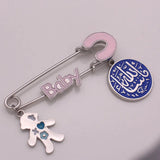 Muslim Baby Pin Stainless Steel Brooch