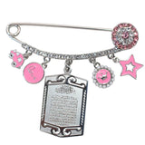 Muslim Islam AYATUL KURSI Stainless Steel Pin Baby Pin
