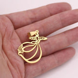 Dervish Dance Stainless Steel Pendant Necklace