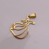 Dervish Dance Stainless Steel Pendant Necklace