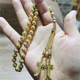 Muslim Prayer Beads Hematite Stone Tasbih Islamic Misbaha Tasbeeh Beads